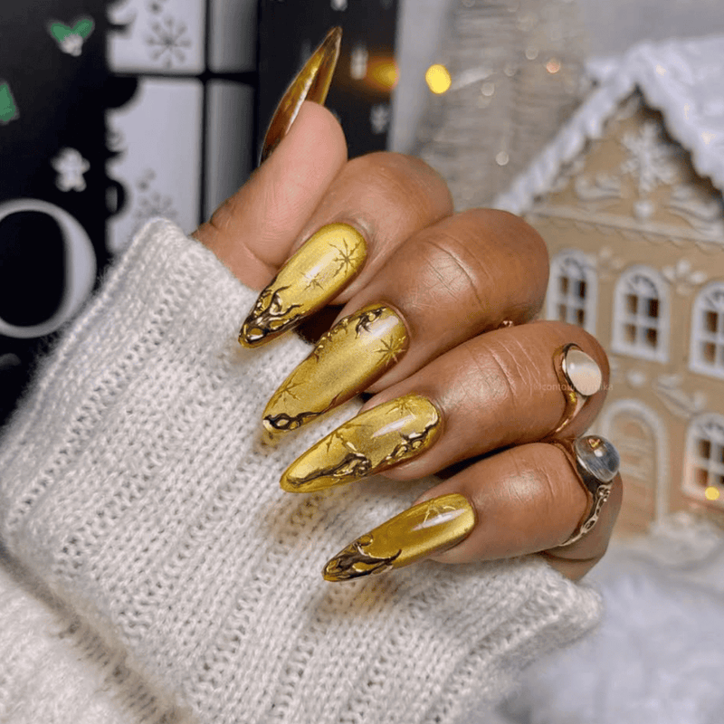 Cat Eye Gel Polish - Liquid Gold