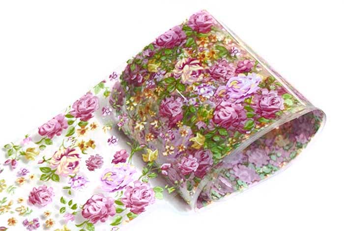 27 - Colourful Florals Foil